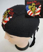 Embroidered Skull Cap [Born in the USA]